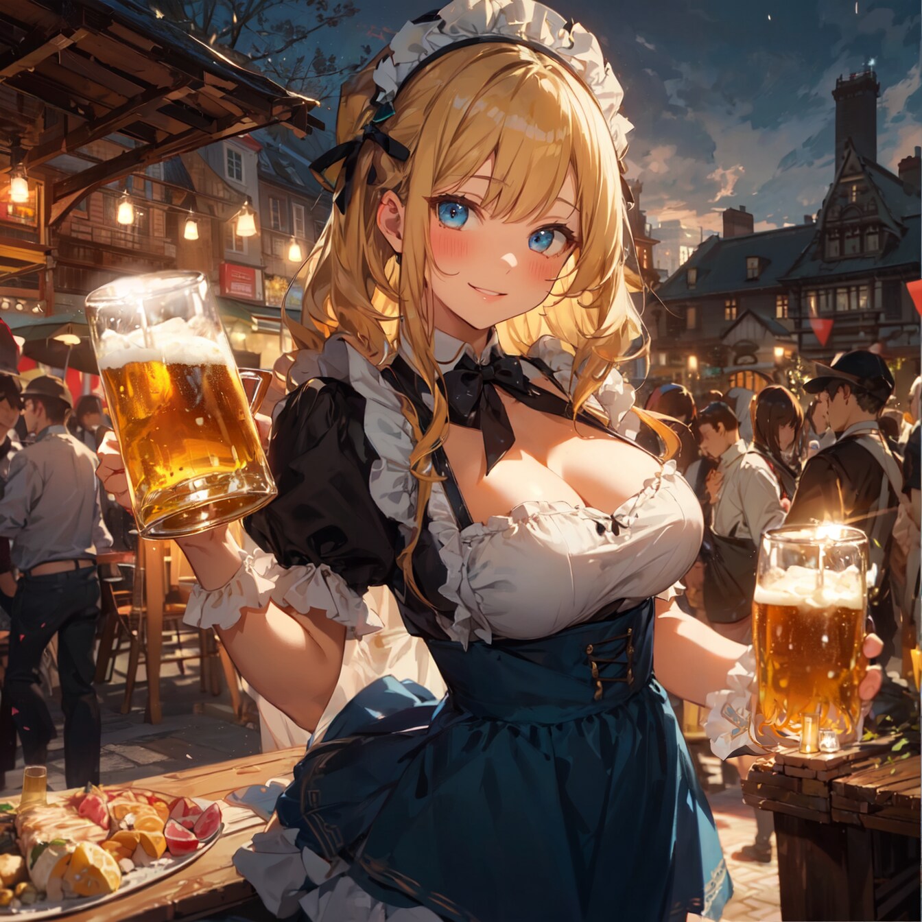 暑い夜は🍺これでしょう | の人気AIイラスト・グラビア