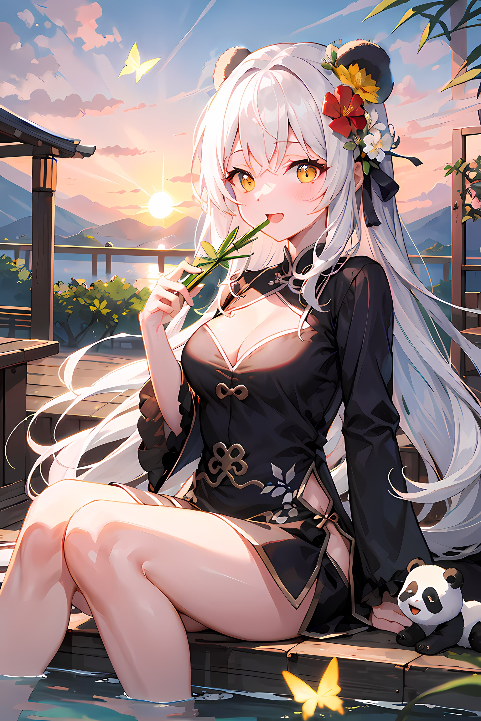 「竹 、大好き」
