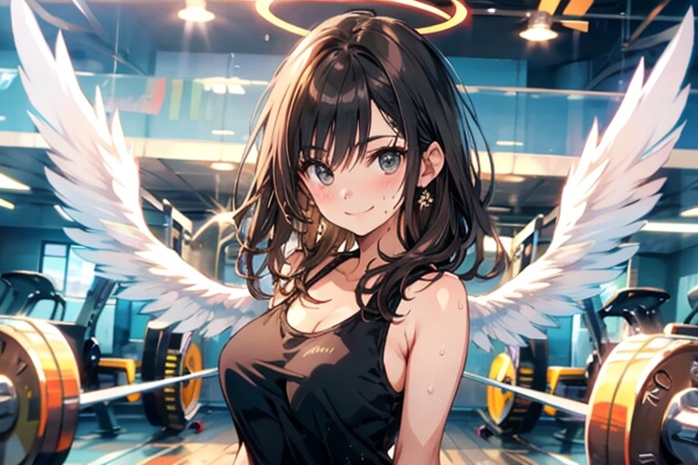 タンクトップ天使さん