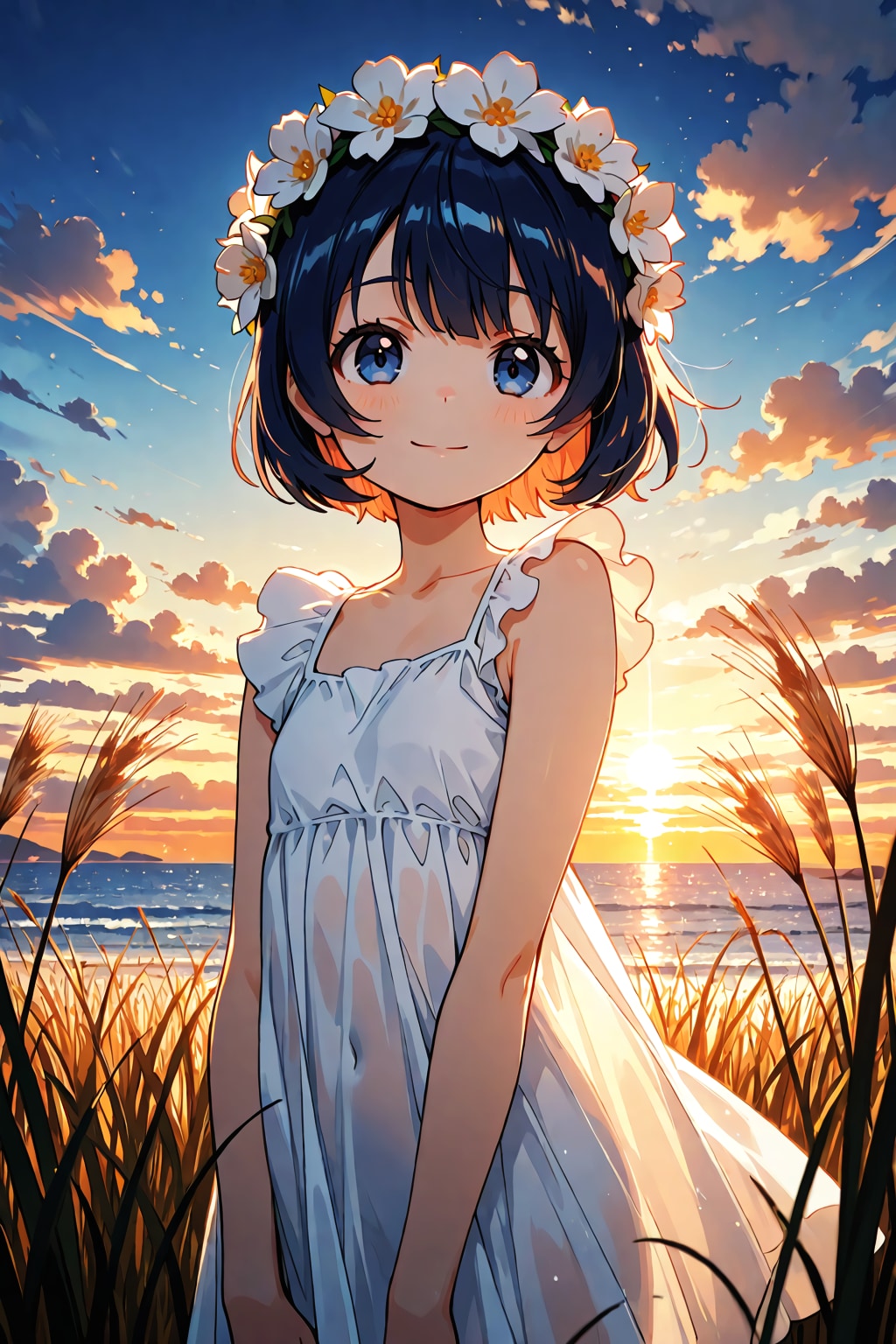 夕暮れの花冠