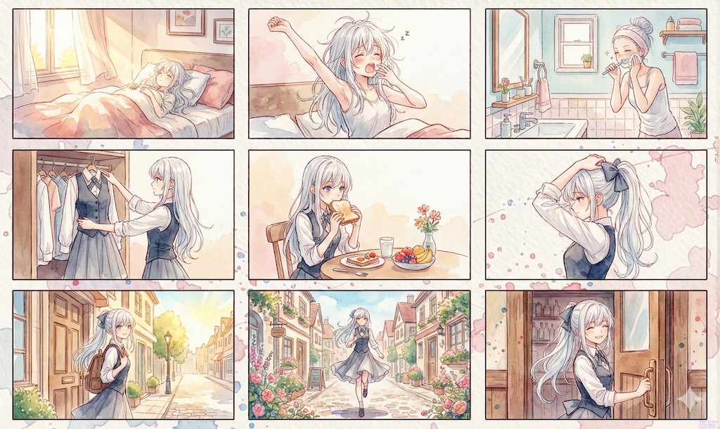 バーメイド香澄さんの朝