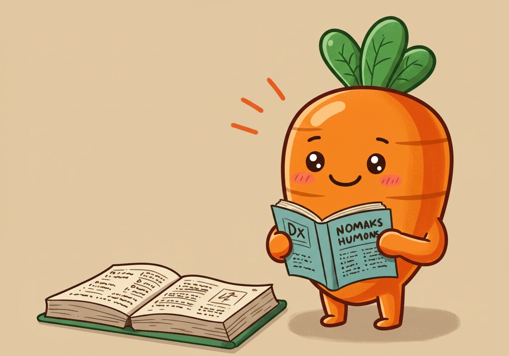 読書の秋な人参さん