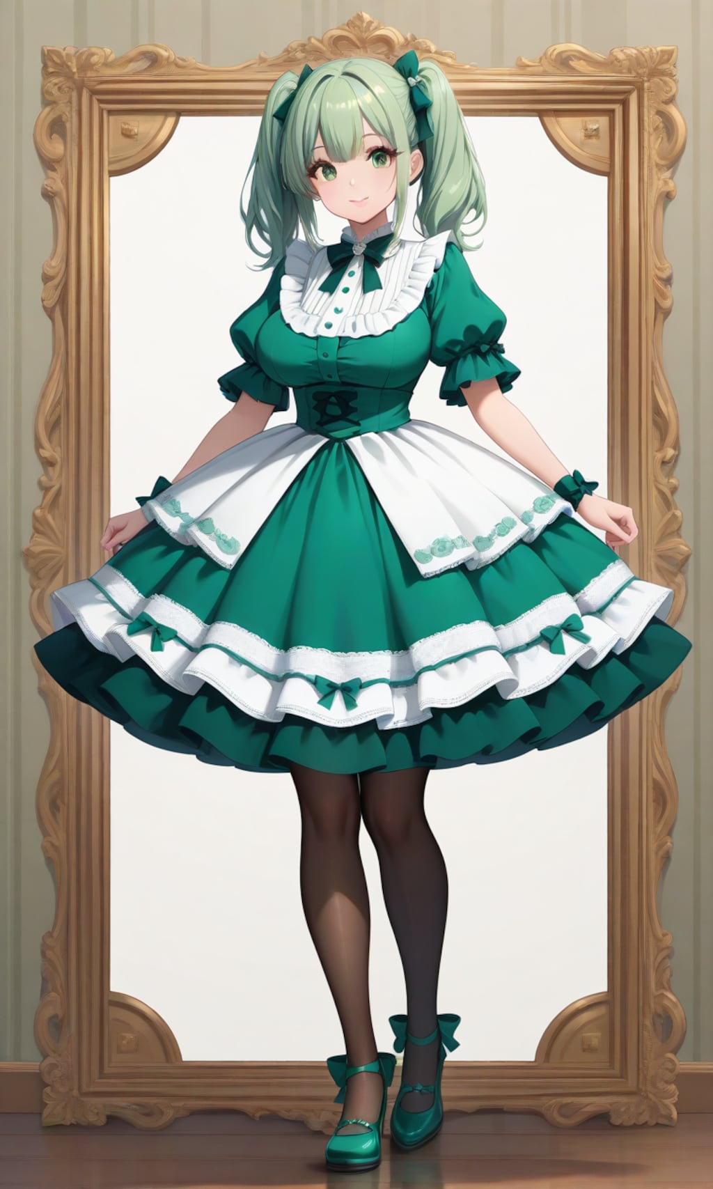 チョコミントドレスのあおいちゃん