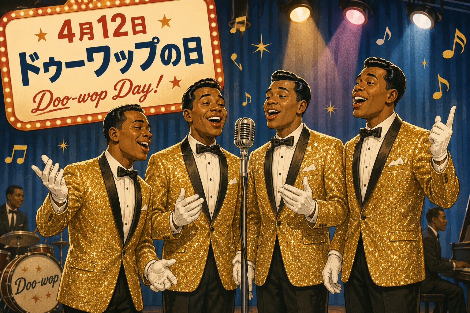 [今日は何の日 7/12] ドゥーワップの日