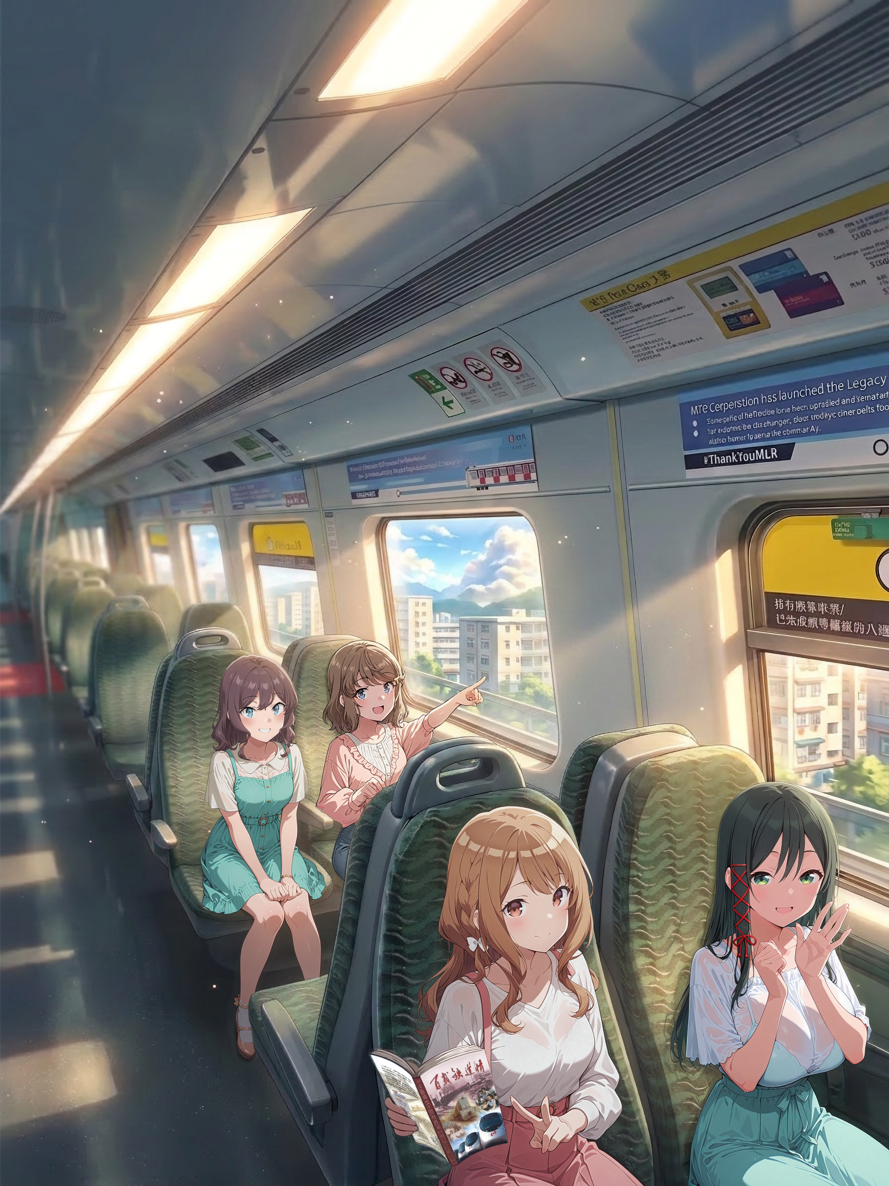 こちらもファーストクラス組！MLR電車で合流へ - 6.7 | の人気AIイラスト・グラビア