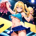 チアリーダーの下乳 3枚目