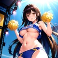 チアリーダーの下乳 6枚目