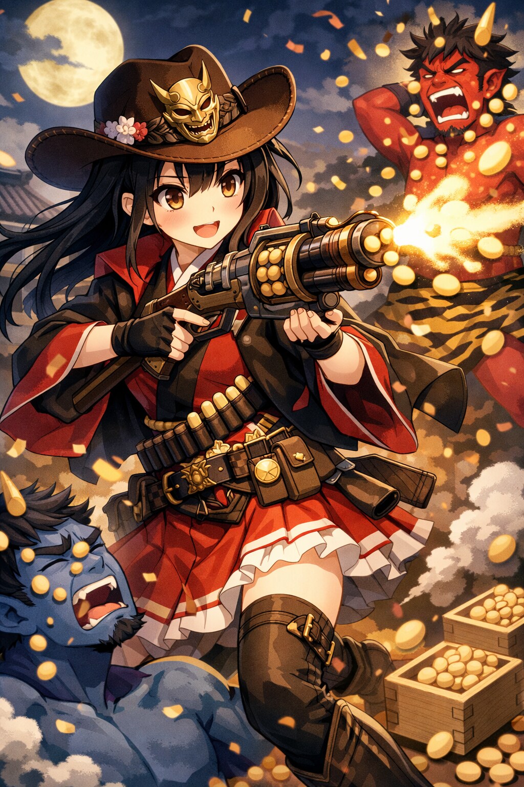 喰らえ豆鉄砲！