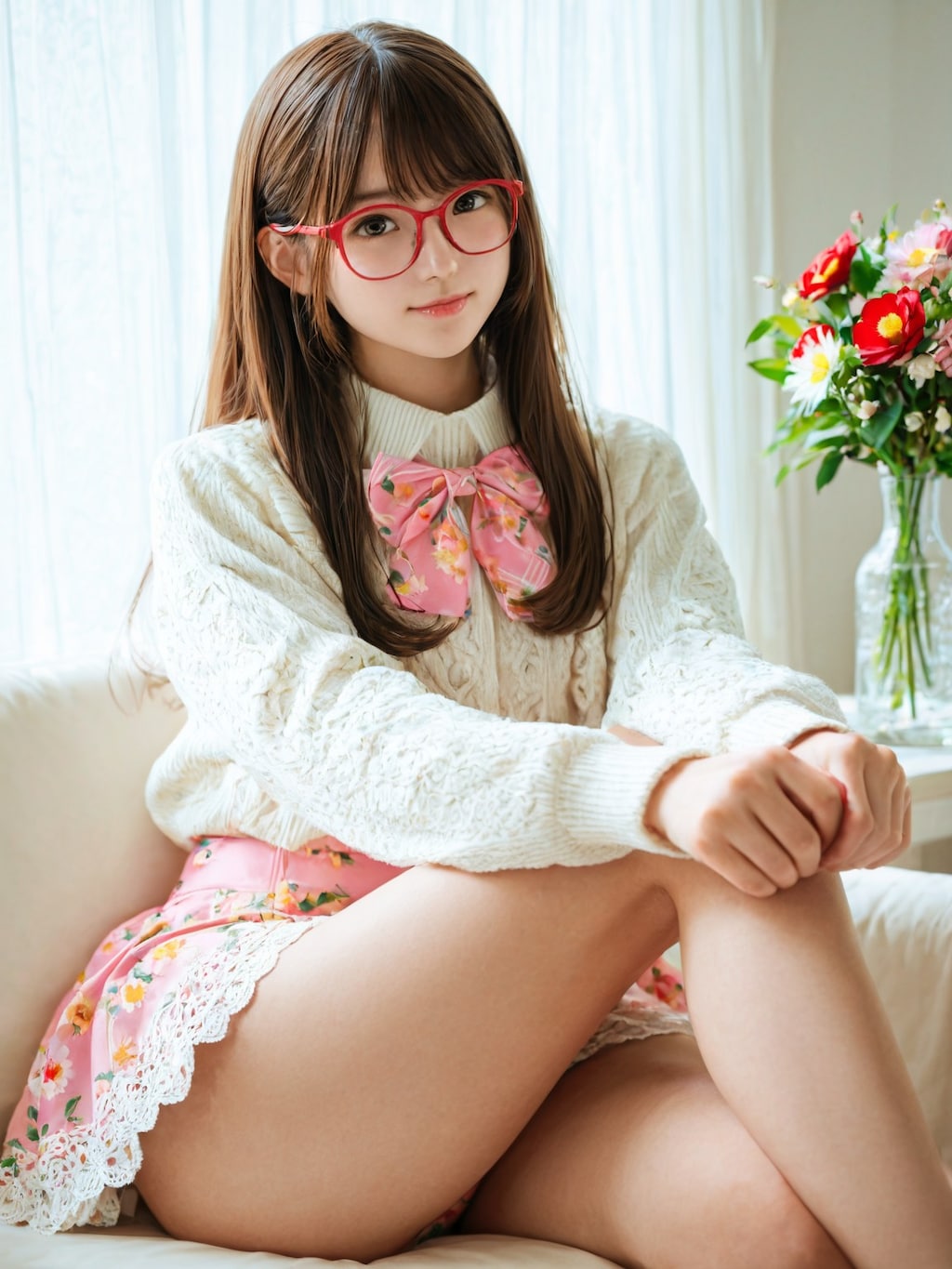 Camellia flower Girl