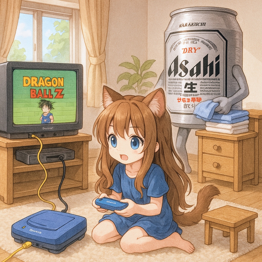 プレイディア(？)で遊ぶ小さな女の子