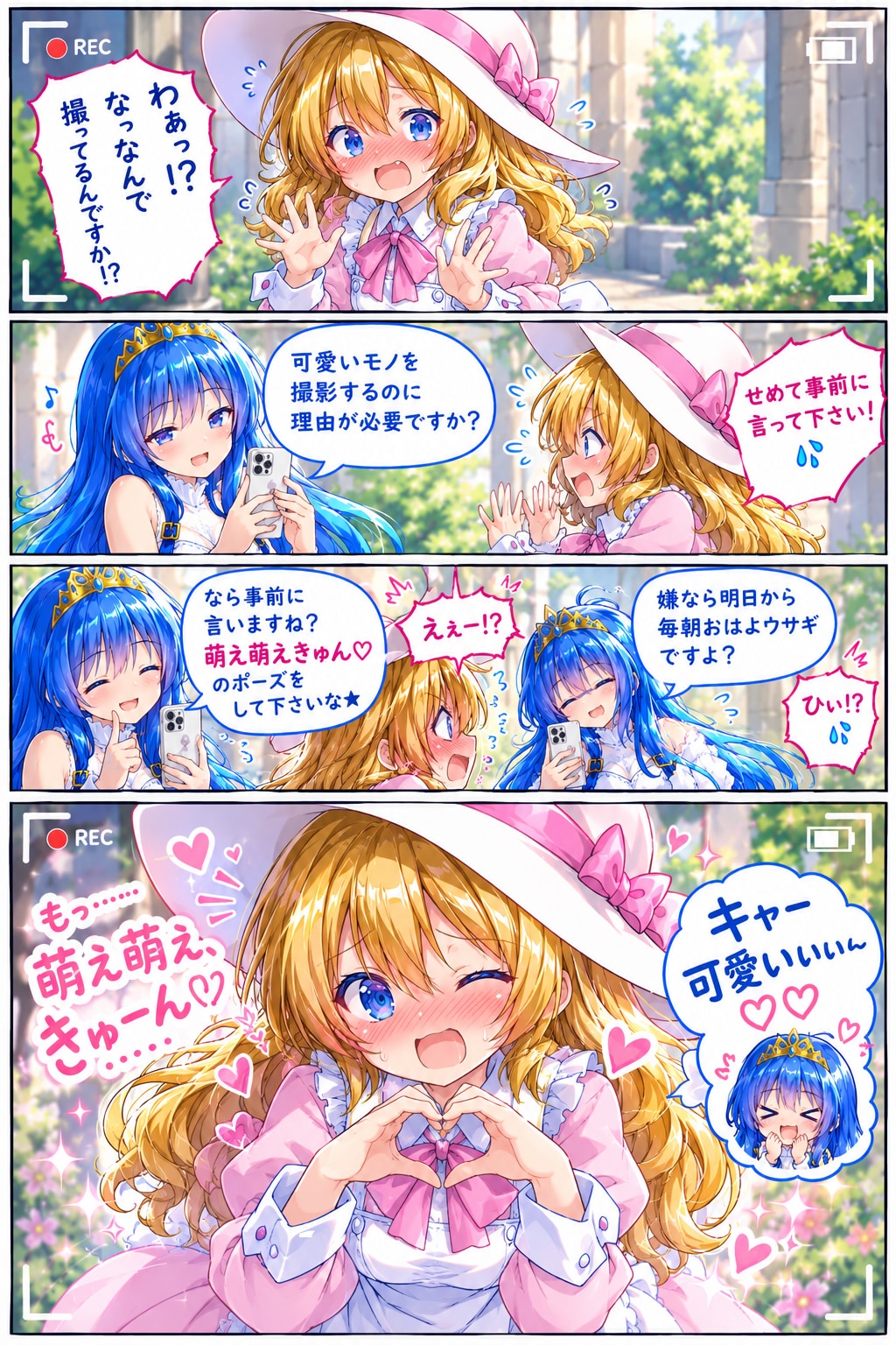 照れが可愛い撮影会 | の人気AIイラスト・グラビア