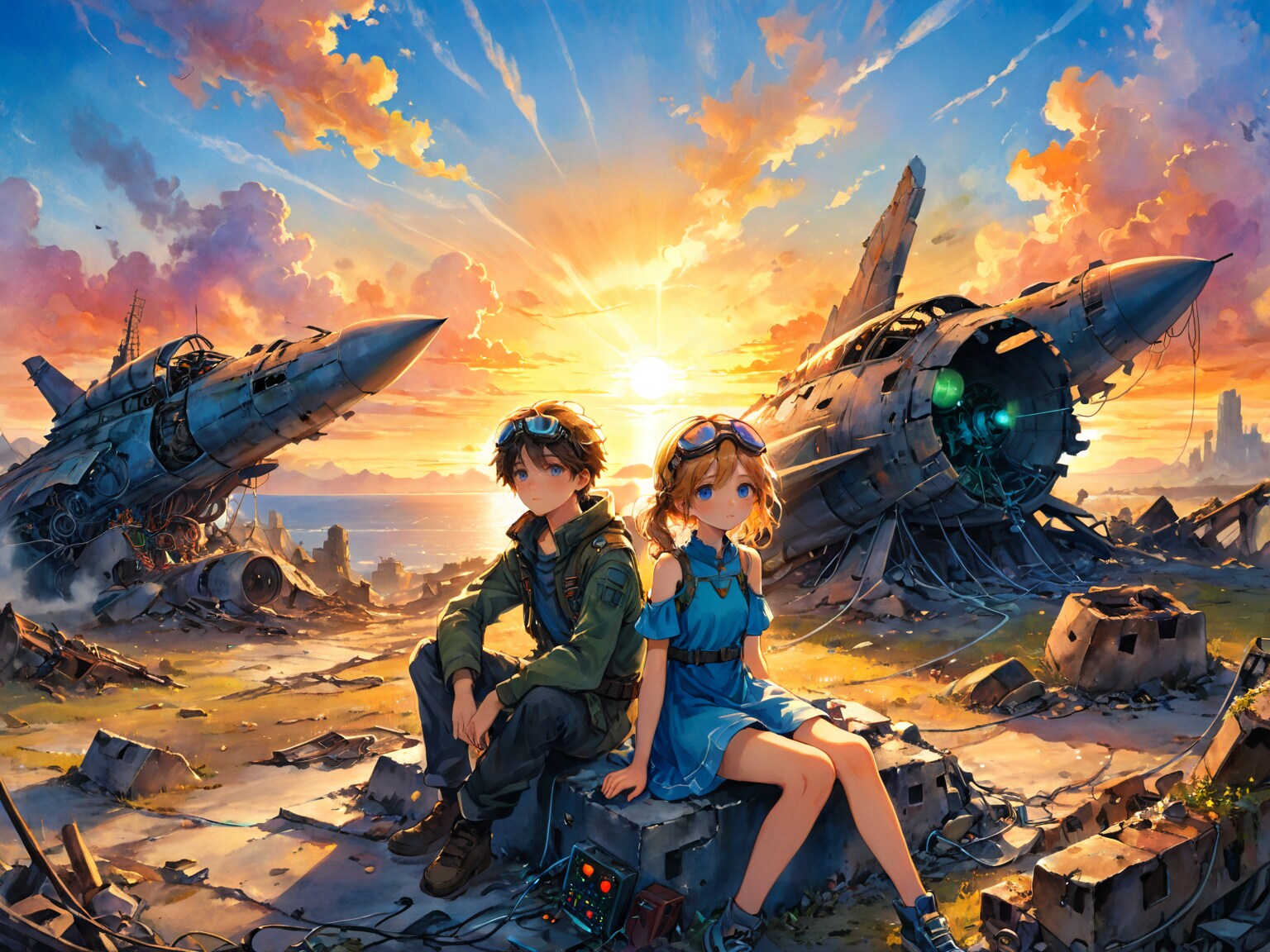 長い日の終わり | の人気AIイラスト・グラビア