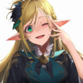 目が笑っていないエルフさん 6枚目