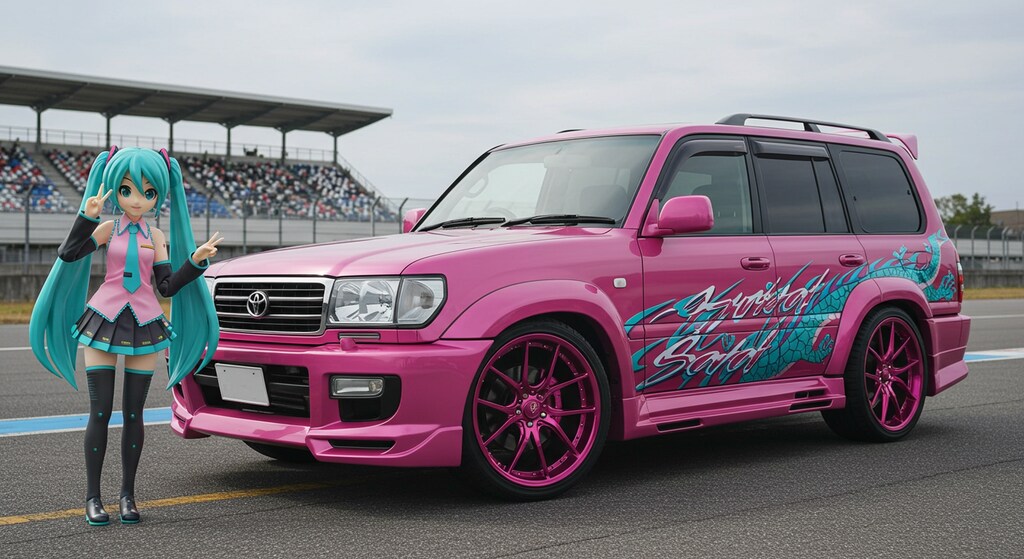 初音ミクとピンクランクル