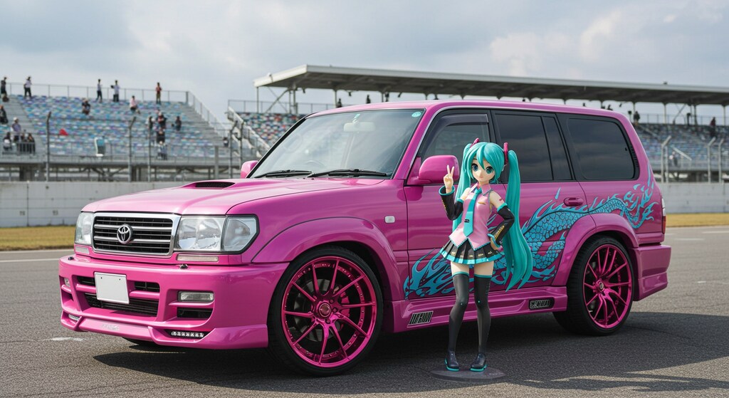 初音ミクとピンクランクル