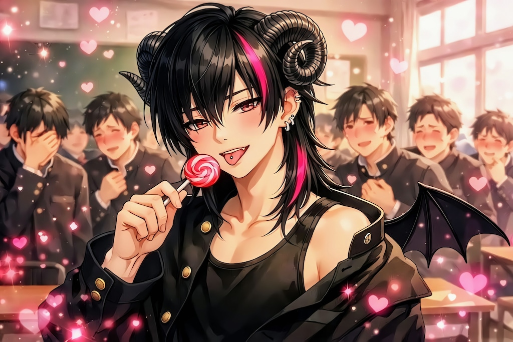 同じクラスのインキュバスが〇〇過ぎて思春期男子達は悩ましい