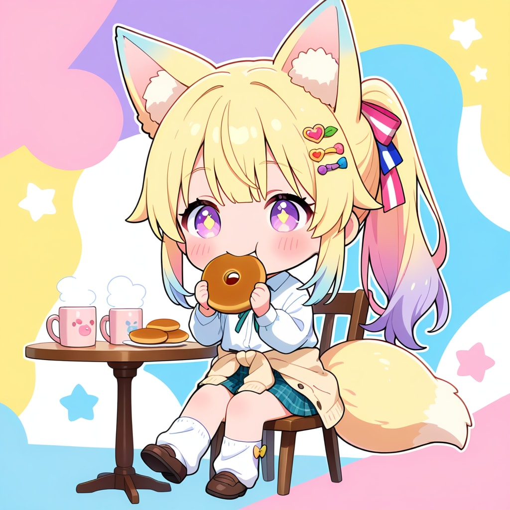 キツネ娘（ケモミミ） | の人気AIイラスト・グラビア