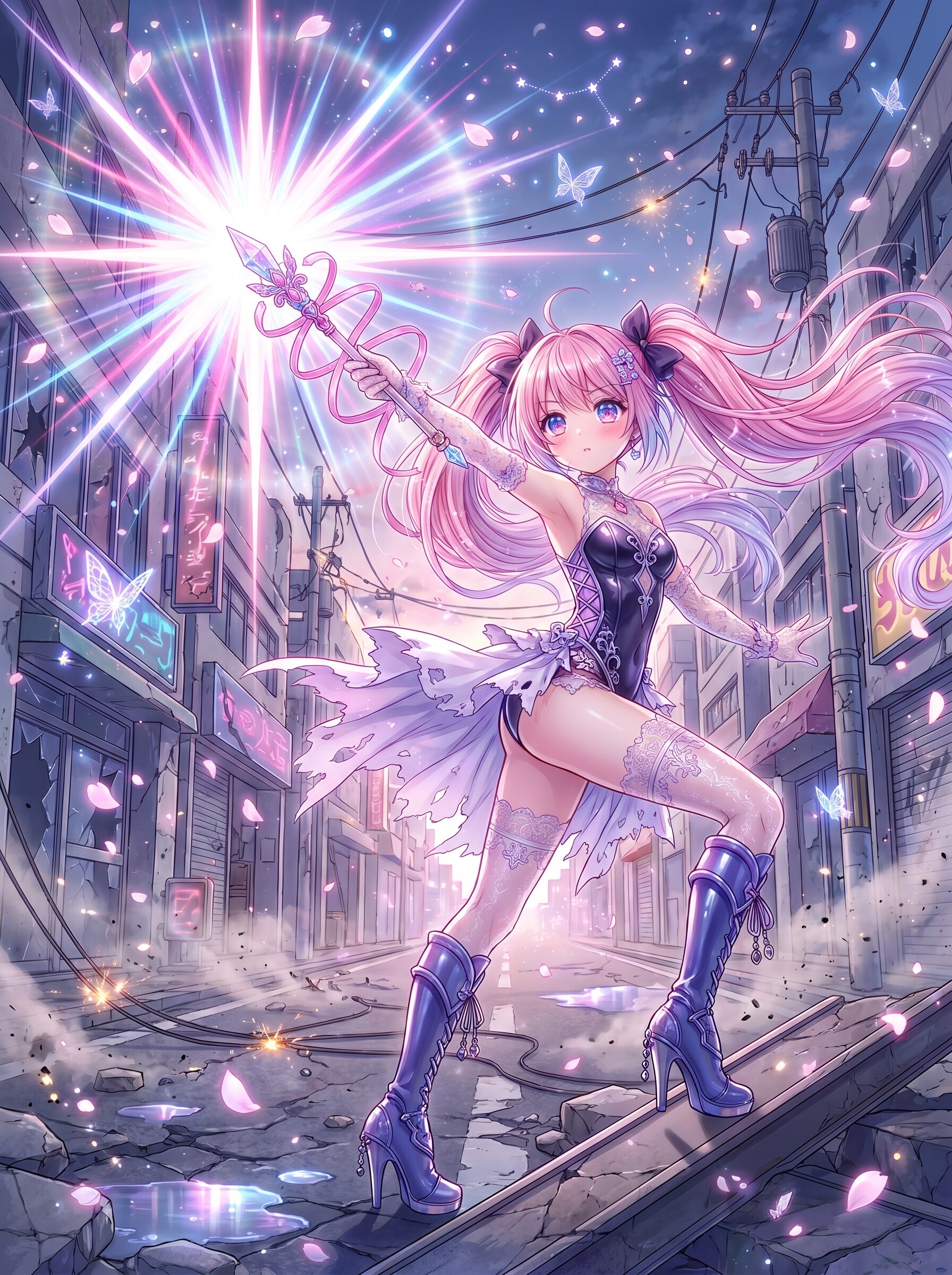 蒼閃魔導の暁煌 | の人気AIイラスト・グラビア