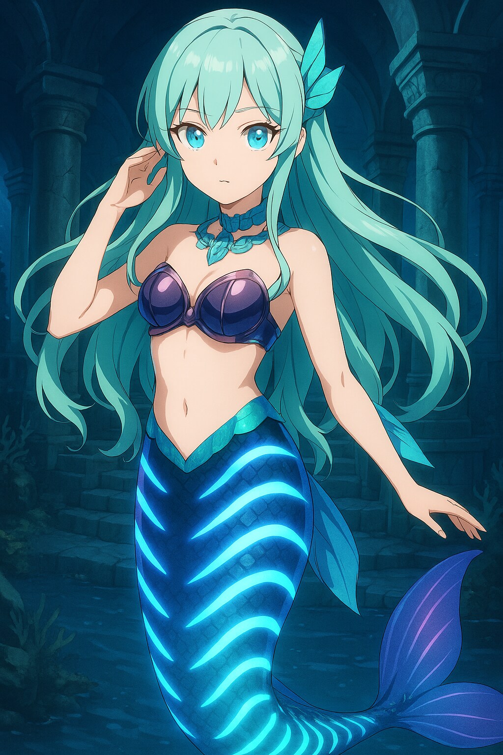 発光の人魚少女_ChatGPT