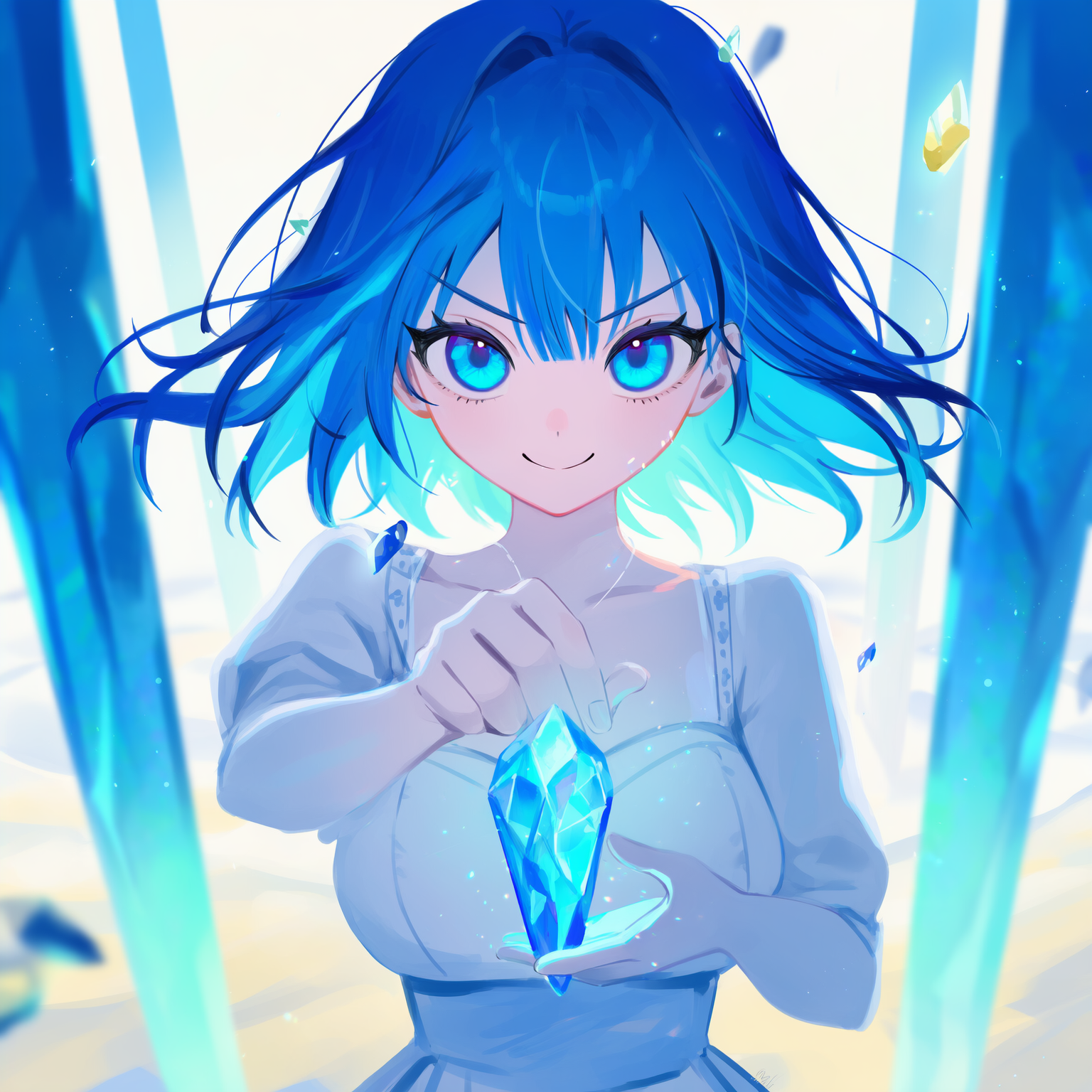 宝石を愛でる　Aquamarine