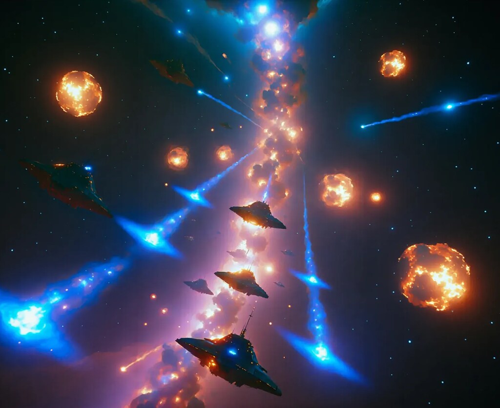 アダムスキー型艦隊銀河に出撃す！