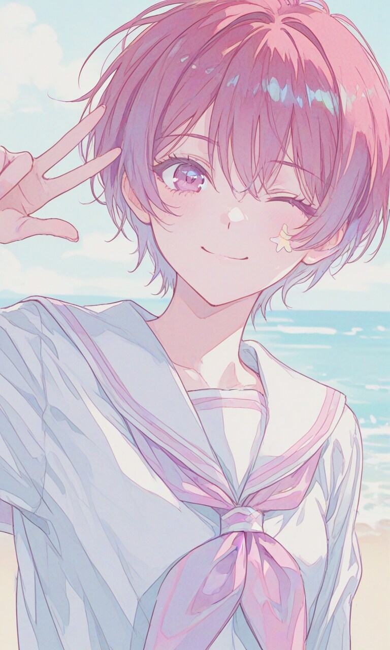 「はっぴーピース！」 | の人気AIイラスト・グラビア