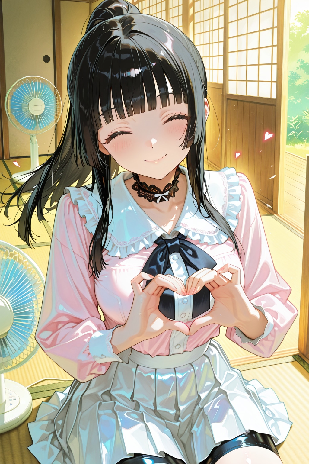 突然お邪魔しちゃってすいません🙇❤️扇風機があるお部屋って良いでよすね❤️