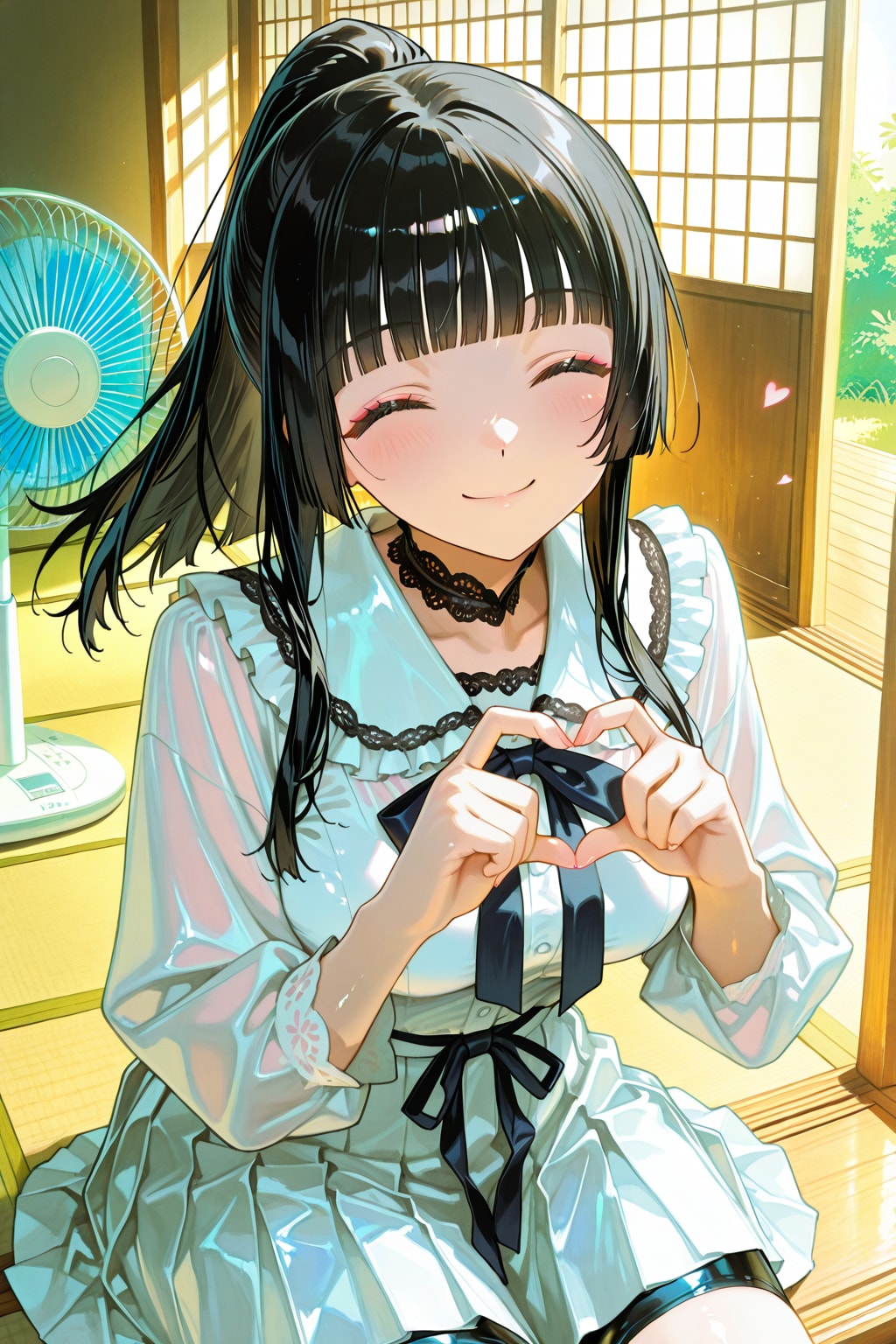 突然お邪魔しちゃってすいません🙇❤️扇風機があるお部屋って良いでよすね❤️