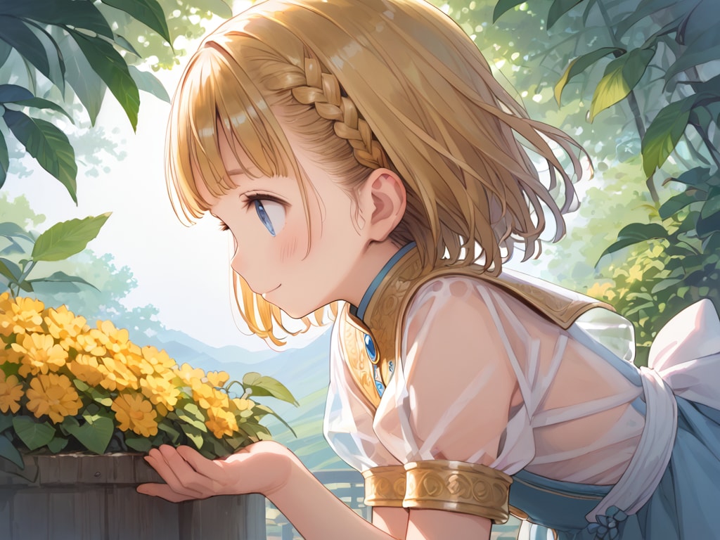 誕生石を擬人化【トパーズ】（１２枚）