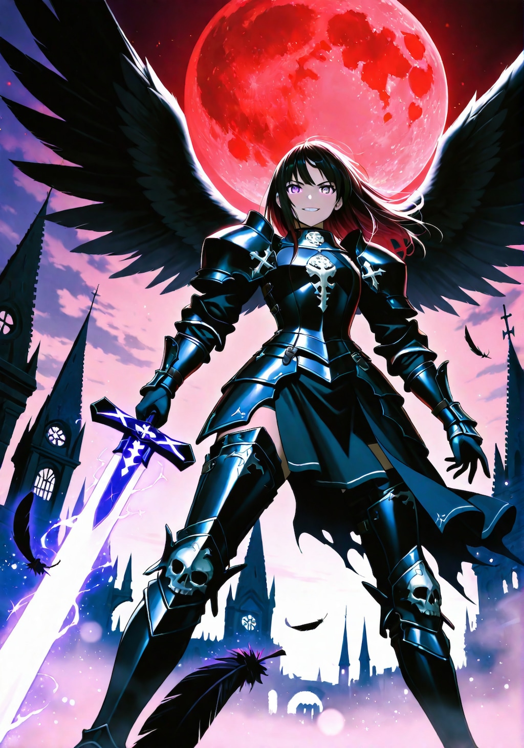 鎧を着てる少女