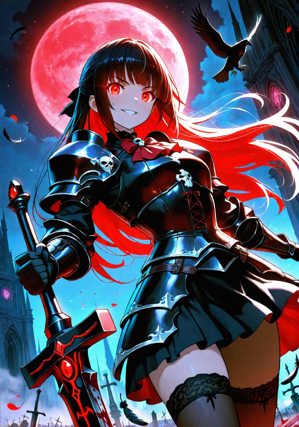 鎧を着てる少女