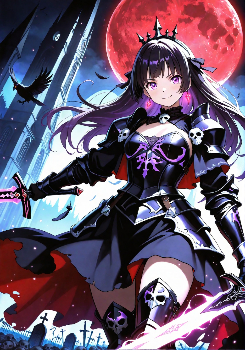 鎧を着てる少女