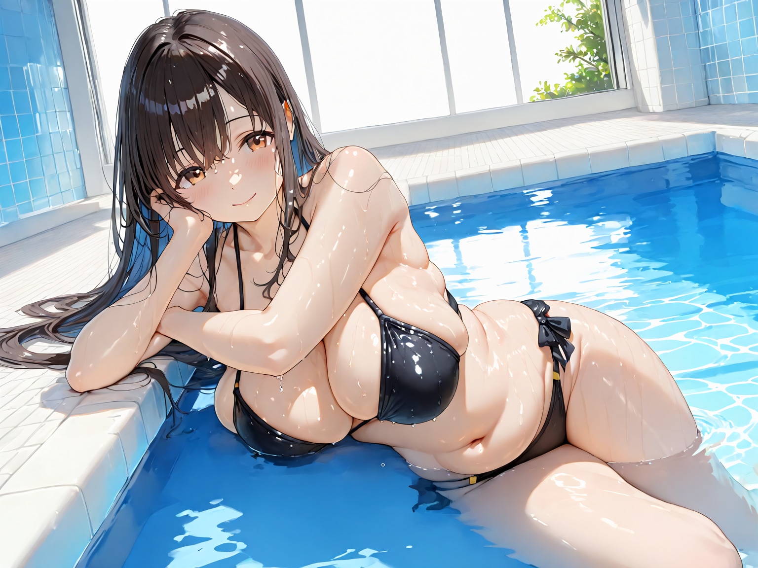 おはようとおやすみのプール