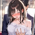 揺れる電車 3枚目