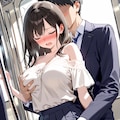 揺れる電車 4枚目