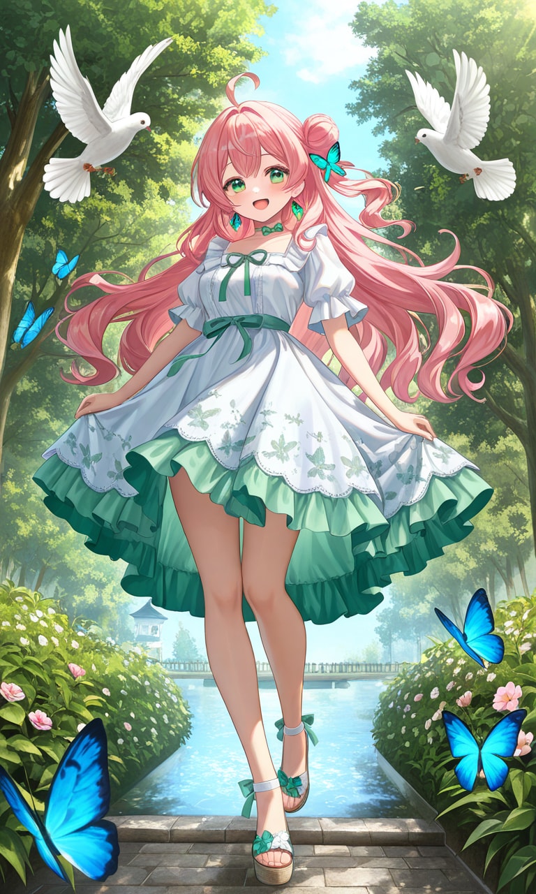 白鳩と戯れる | の人気AIイラスト・グラビア