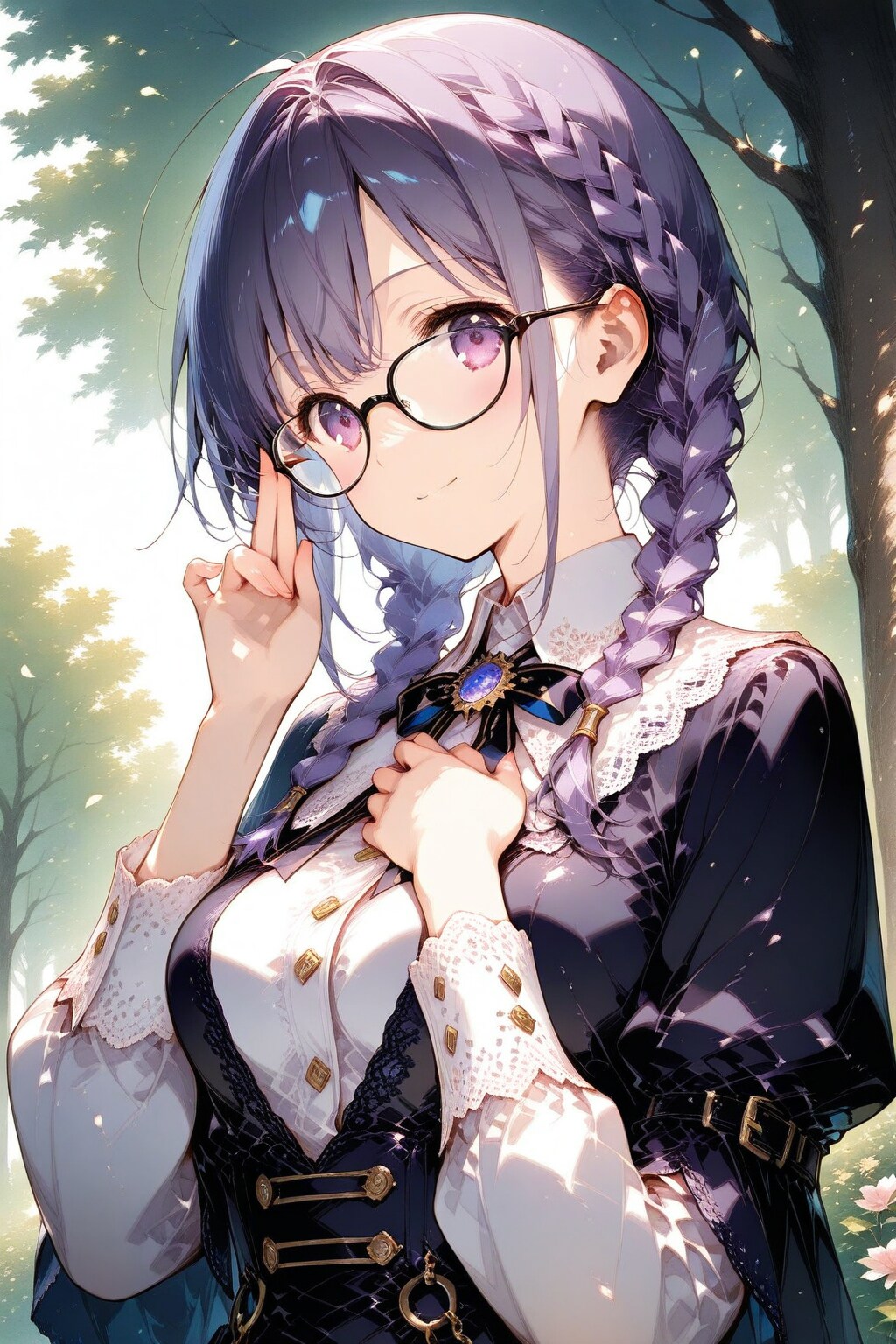 眼鏡三つ編みは可愛いの呪文