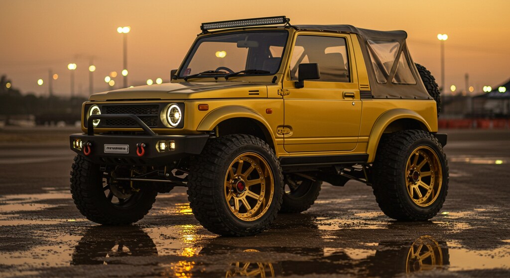 ゴールドカラージムニーカスタム