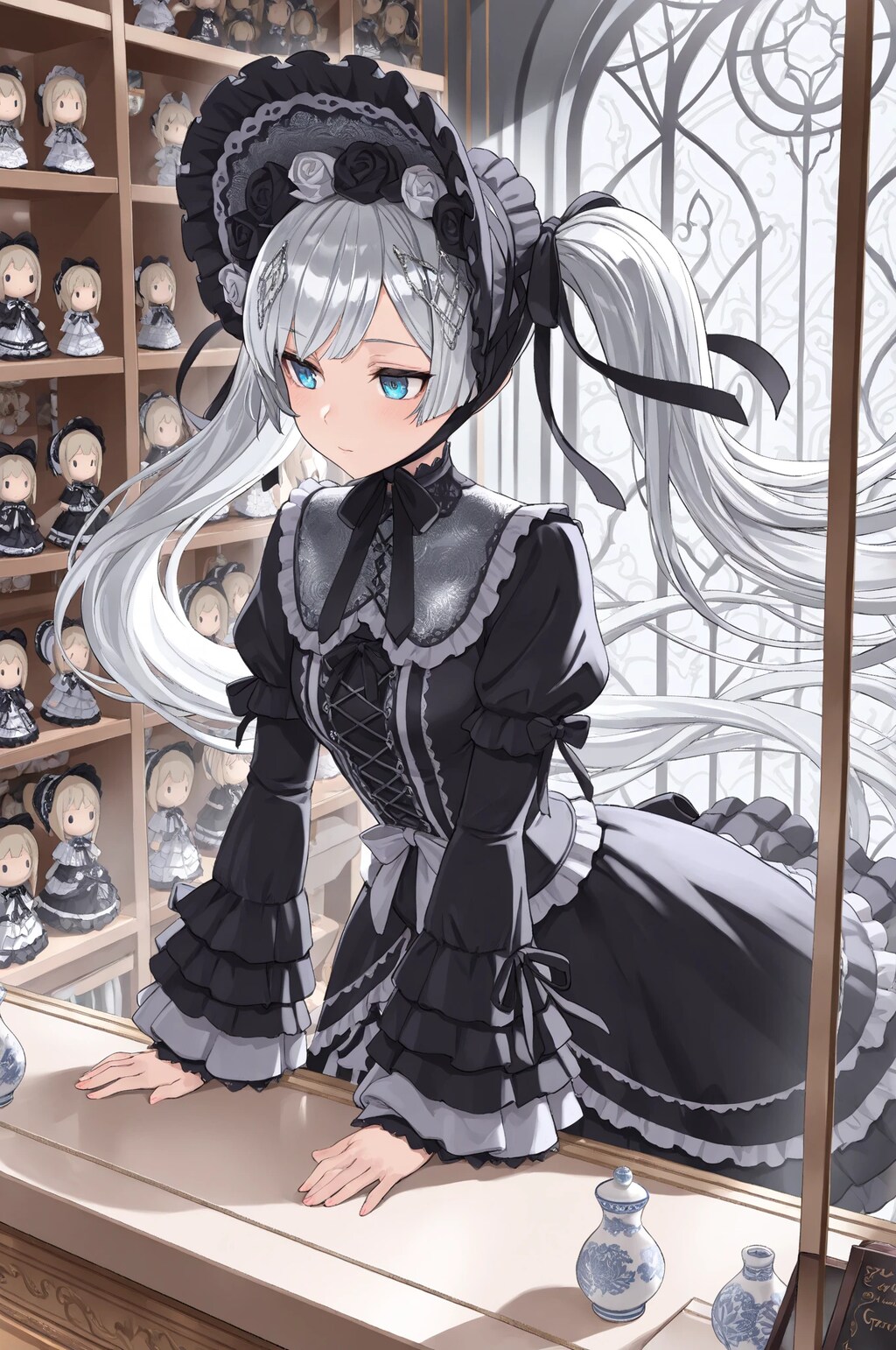 人形ショップの店員さん