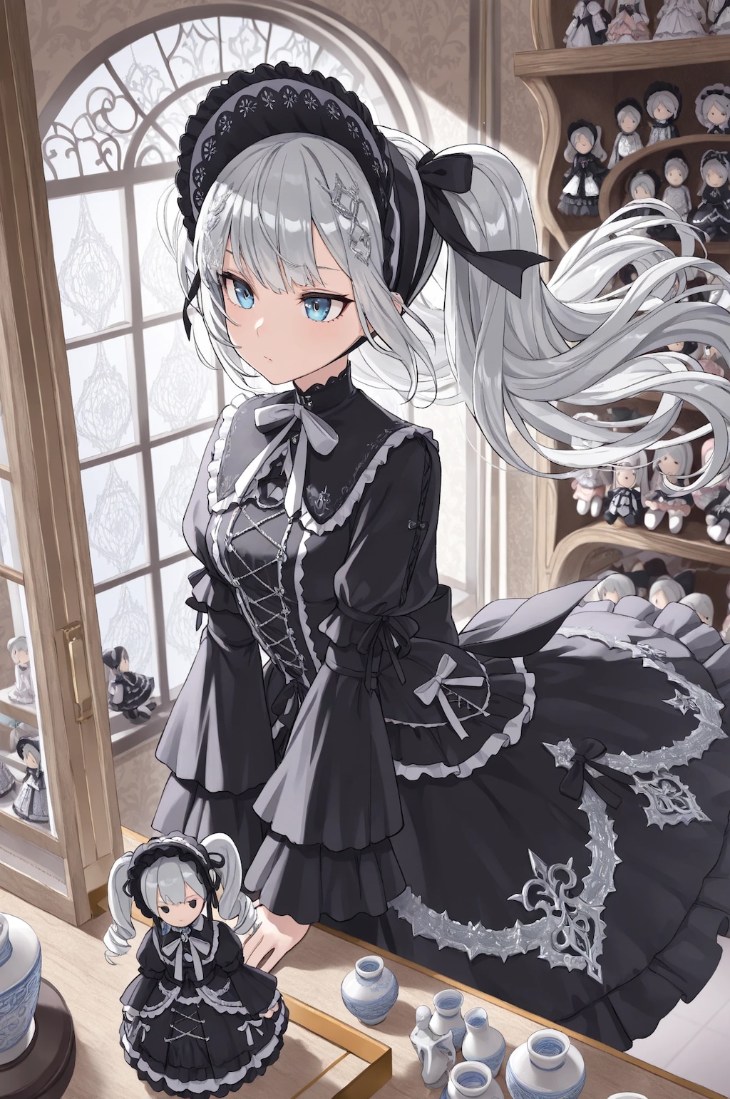 人形ショップの店員さん