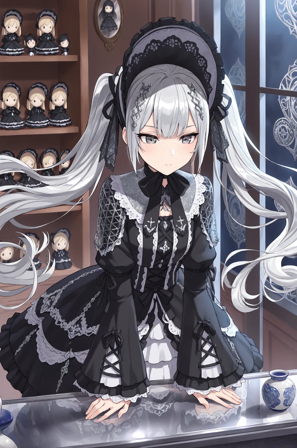 人形ショップの店員さん