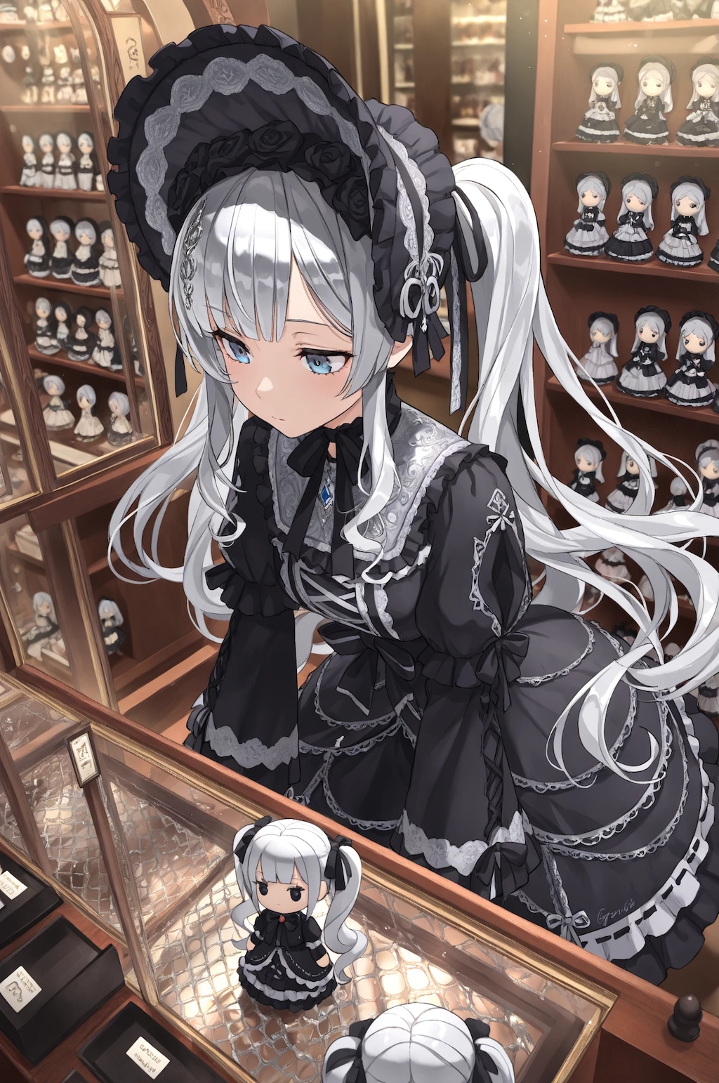 人形ショップの店員さん