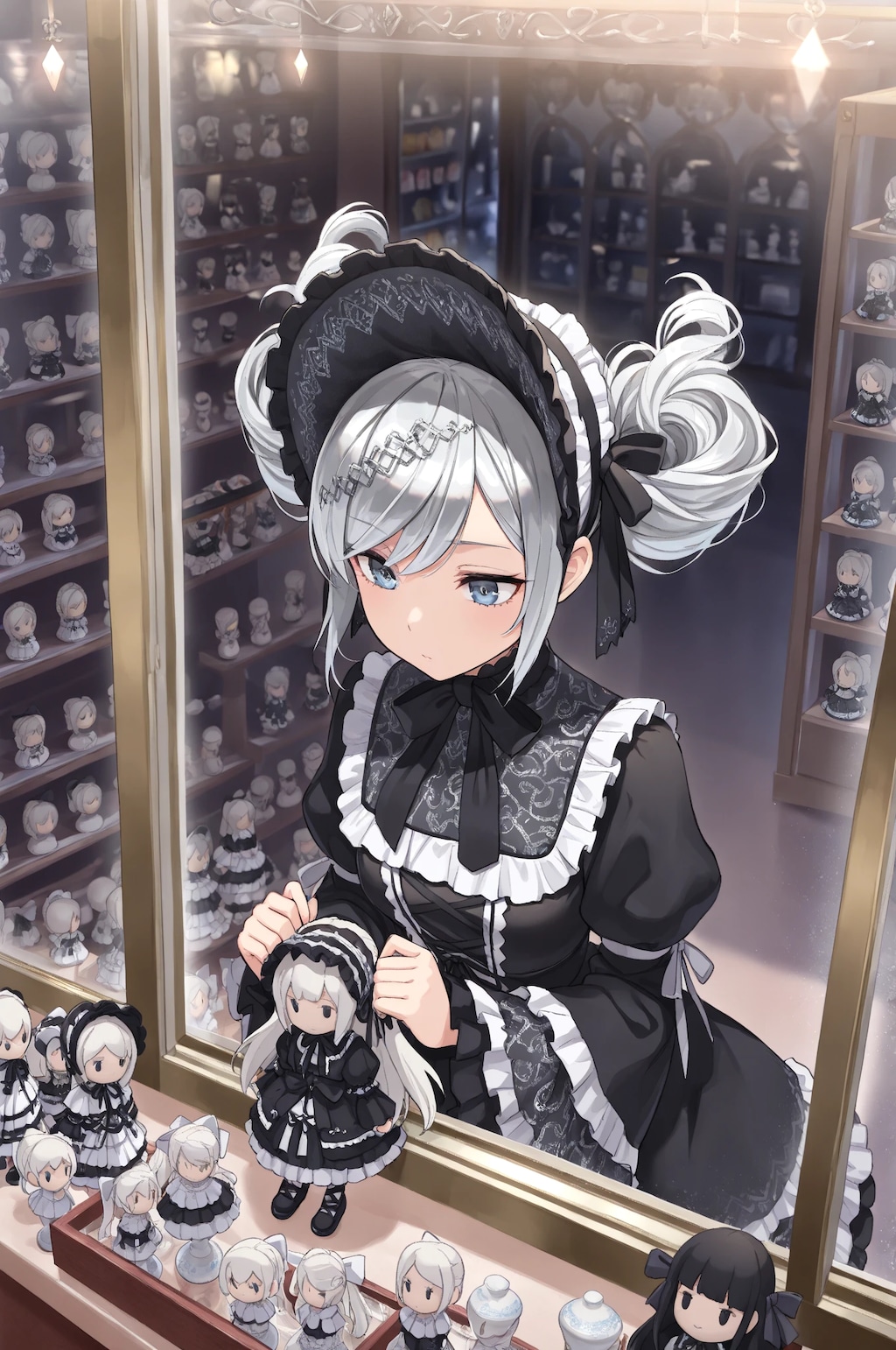 人形ショップの店員さん