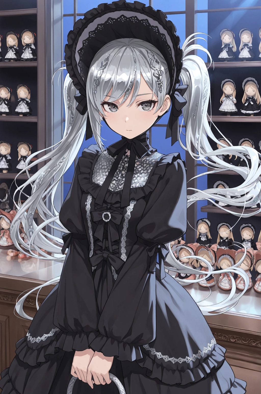 人形ショップの店員さん