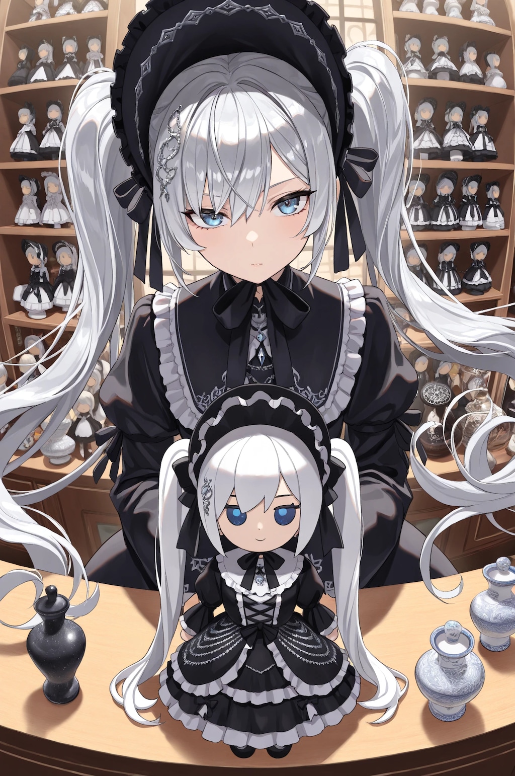 人形ショップの店員さん