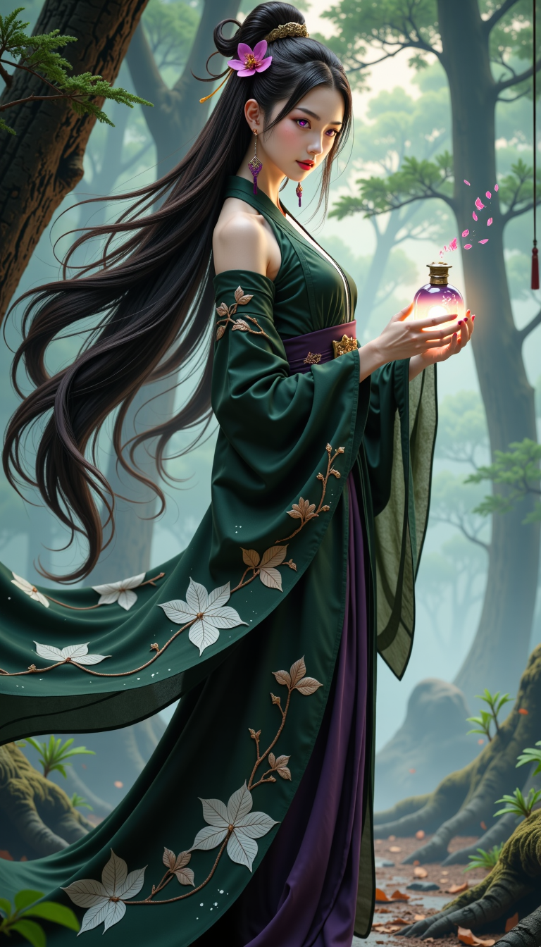 カンアオイの精霊：不老不死の霊薬として | の人気AIイラスト・グラビア