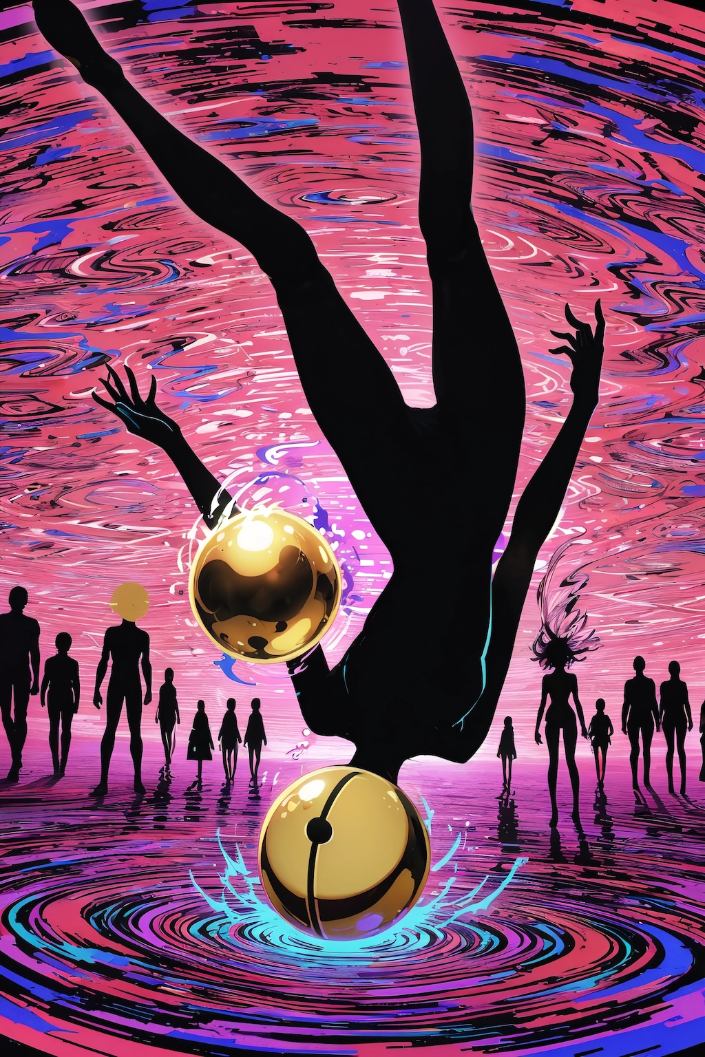 The Golden Fall into Chaos