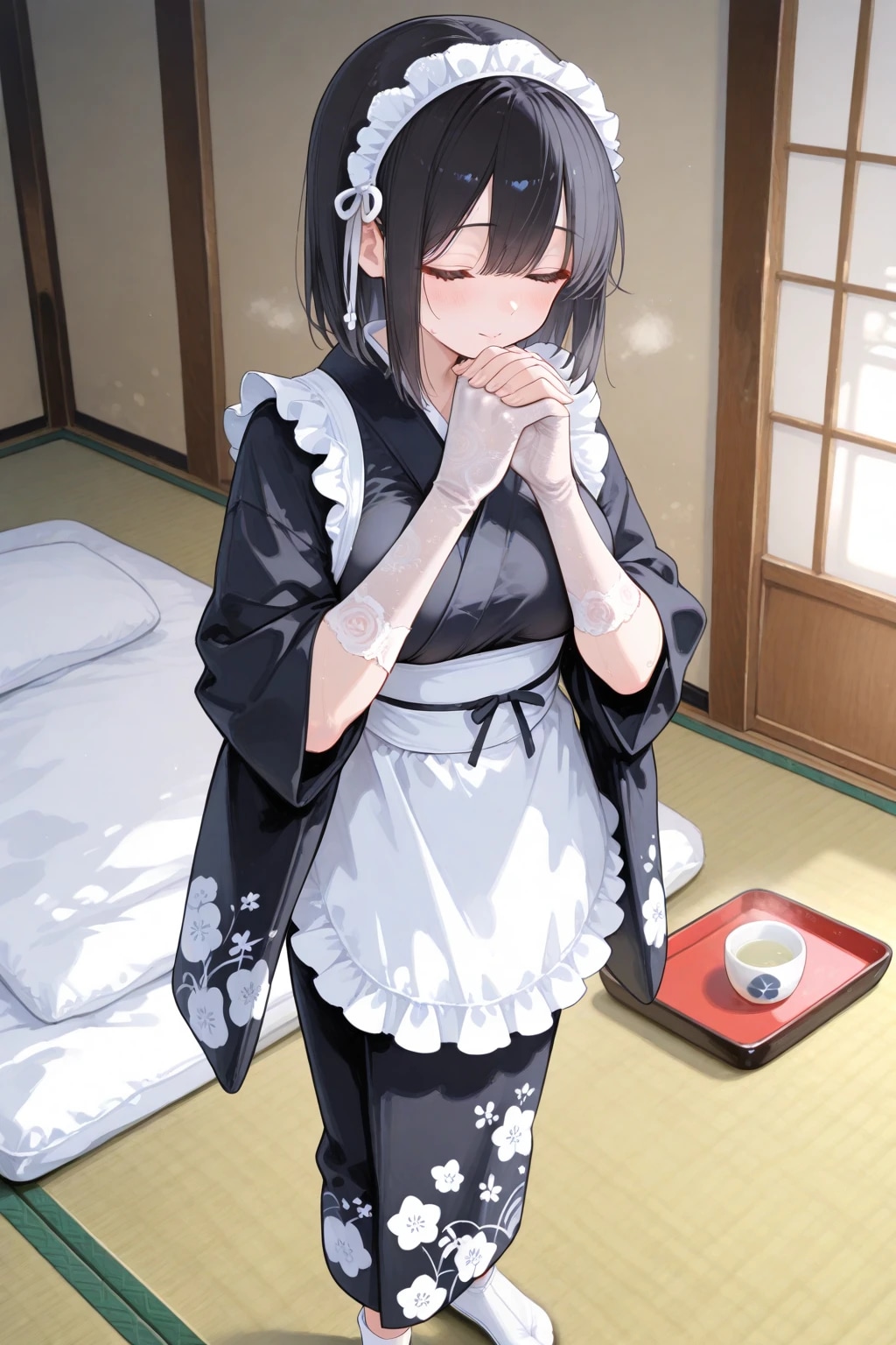 和風メイドさん