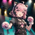 ニクキュ〜ズ🐾夏フェスでライブ中🎵 4枚目
