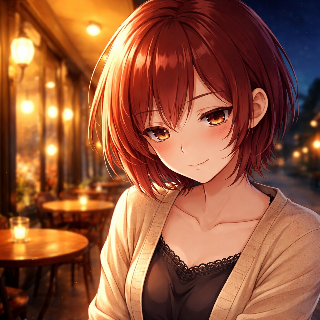 テラスを照らす灯 | の人気AIイラスト・グラビア